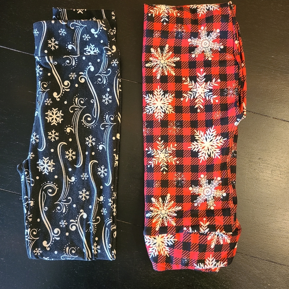 ❄️☃️Bundle LuLaRoe leggings, size L/XL